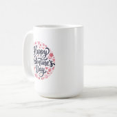 Romantic Valentine Mug for Boyfriend Gift Idea Koffiemok (Voorkant links)