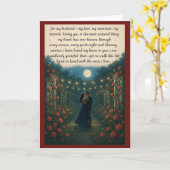 Romantic Valentine’s Cards for My Husband Kaart (Gele Bloem)