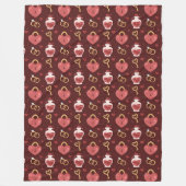 Romantic Valentine’s Day Fleece Blanket Deken (Voorkant)
