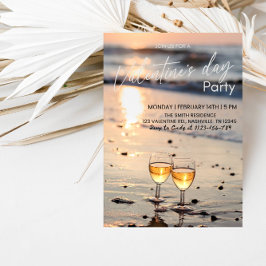 Romantic Valentine’s Day Party - Heart & Love Kaart