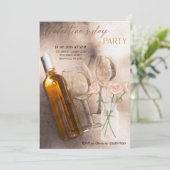 Romantic Valentine’s Day Party Kaart (Staand voorkant)