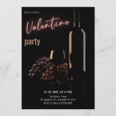 Romantic Valentine’s Day Party Kaart (Voorkant)