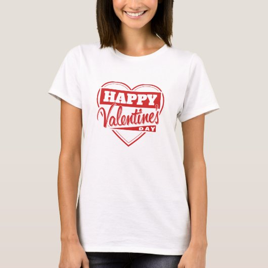 Romantic Valentine’s Day Quote T-Shirt (Voorkant)