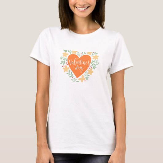 Romantic Valentine’s Day Quote T-shirt (Voorkant)
