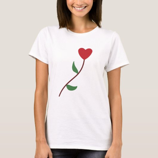 Romantic Valentine’s Day Quote T-Shirt (Voorkant)