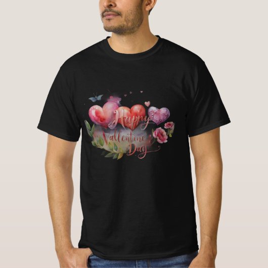 Romantic Valentine’s Day Quote T-Shirt (Voorkant)