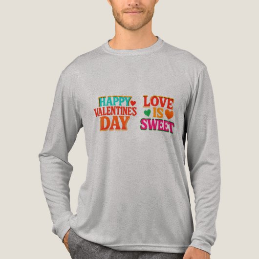 Romantic Valentine’s Day T-Shirt (Voorkant volledig)