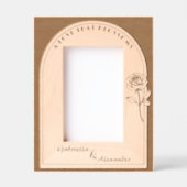 Romantic Valentine’s Gift for Couples - Rose  Gegraveerde Lijstjes (Voorkant)