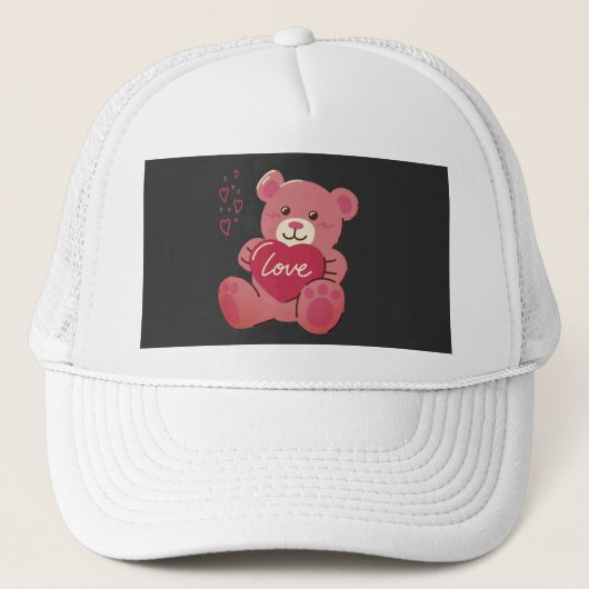 Romantic Valentine’s Gift Trucker Pet (Voorkant)