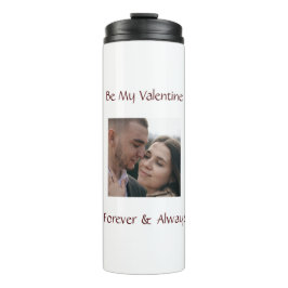 Romantic Valentine Tumbler – Add Your Photo Thermosbeker