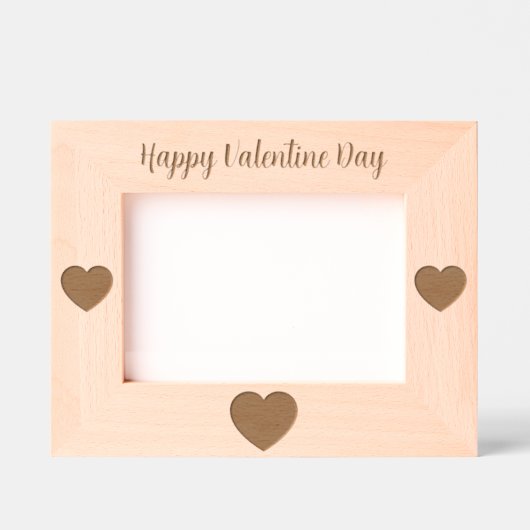 Romantic Valentine's Day Gift Gegraveerde Lijstjes (Voorkant)