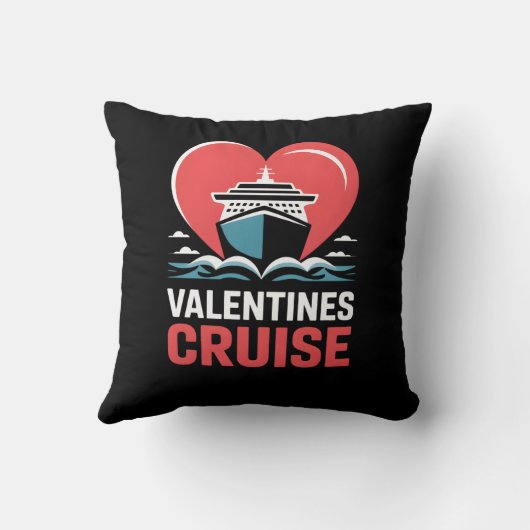 Romantic Valentines Trip Kussen (Achterkant)