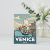 Romantic Venice Canal View Briefkaart (Staand voorkant)