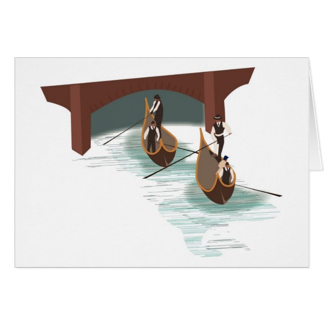 Romantic Venice Gondolas (Voorkant Horizontaal)