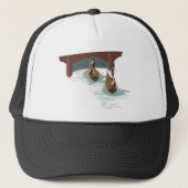 Romantic Venice Gondolas Trucker Pet (Voorkant)