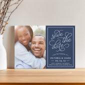 Romantic Verzoek Foto Opslaan Datum Kaart | marine