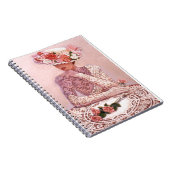 Romantic Victoriaans Lady Notitieboek (Rechterzijde)