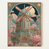 Romantic Vintage Art Nouveau Circus Planner (Achterkant)