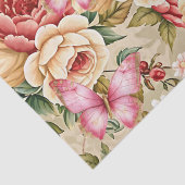 Romantic Vintage Floral Love Letter Decoupage Tissuepapier (Detail)