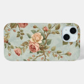 Romantic Vintage Rose Garden Case-Mate iPhone Case (Achterkant (horizontaal))