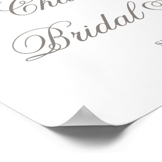 Romantic Violet Floral Vrijgezellenfeest Sign Poster (Hoek)