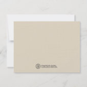 Romantic Vows Wedding Bedankt kaarten (Achterkant)