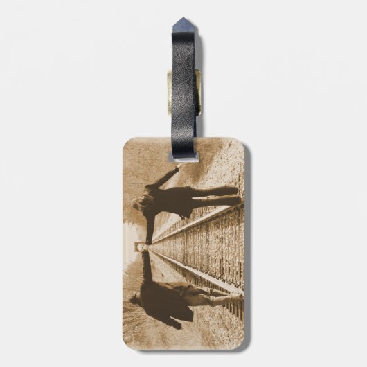 Romantic Walk op het Bagagelabel (Achterkant verticaal)