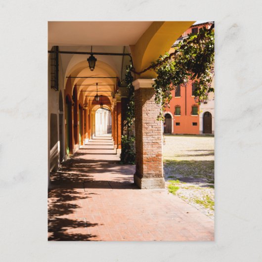 Romantic Walkway in Modena, Italië Briefkaart (Voorkant)