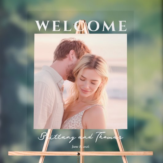 Romantic Warm Photo Acryl Bord (Neutraal)