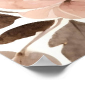 Romantic Watercolor Floral Filigree Design Poster (Hoek)