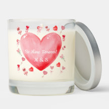 Romantic Watercolor Heart Valentine