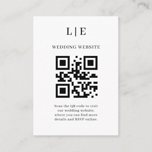 Romantic Watercolor Wedding Informatiekaartje (Voorkant)