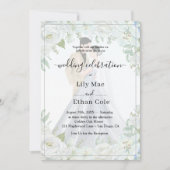 Romantic Watercolor Wedding Kaart (Voorkant)