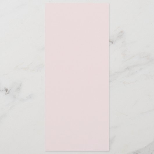 Romantic Waterverf Flowers Wedding Menu Kaart (Achterkant)