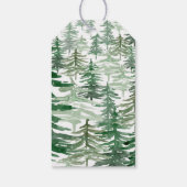 Romantic Waterverf Woodland Baby shower Gift Label Cadeaulabel (Achterkant)