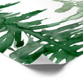 Romantic Waterverf Woodland Weddenschap Welkomstte Poster (Hoek)