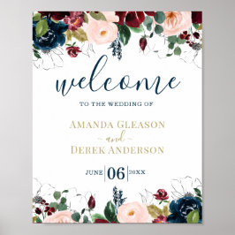 Romantic Weddenschap Welkomstteken Poster