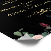 Romantic Weddenschap Welkomstteken Poster (Hoek)