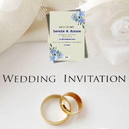   Romantic Wedding Announcement Save The Date