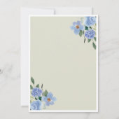   Romantic Wedding Announcement Save The Date (Achterkant)