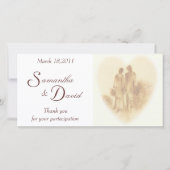 Romantic Wedding Bedankt (Voorkant)