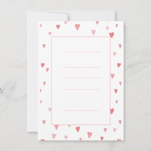 Romantic Wedding Bride Kaart (Achterkant)