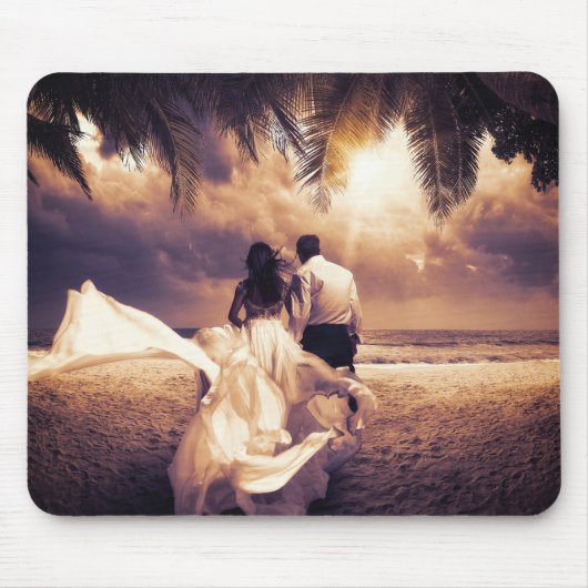 Romantic Wedding Couple Muismat (Voorkant)