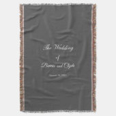 Romantic Wedding Day Celebration Cozy Deken (Voorkant Verticaal)