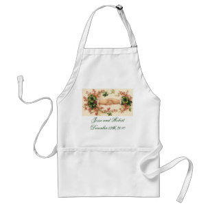 Romantic Wedding dienende apron Standaard Schort