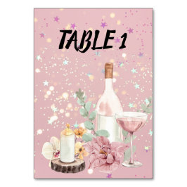 Romantic wedding flowers blooming garden kaart