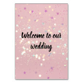 Romantic wedding flowers blooming garden kaart (Achterkant)