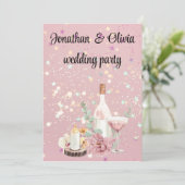 Romantic wedding flowers blooming garden kaart (Staand voorkant)