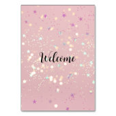 Romantic wedding flowers blooming garden kaart (Achterkant)