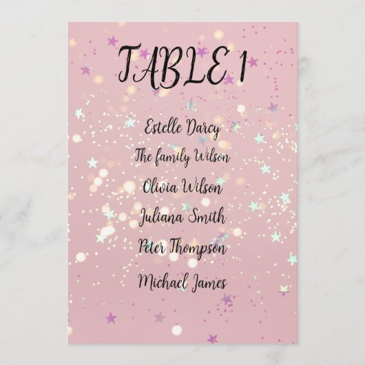 Romantic wedding flowers blooming garden programmakaart (Voorkant)